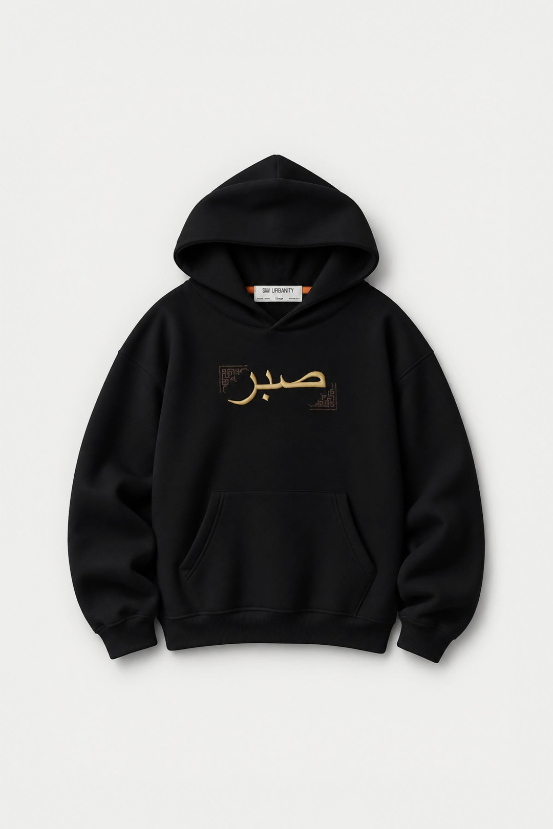 Sabr Heritage Oversize Erkek Sweatshirt Siyah