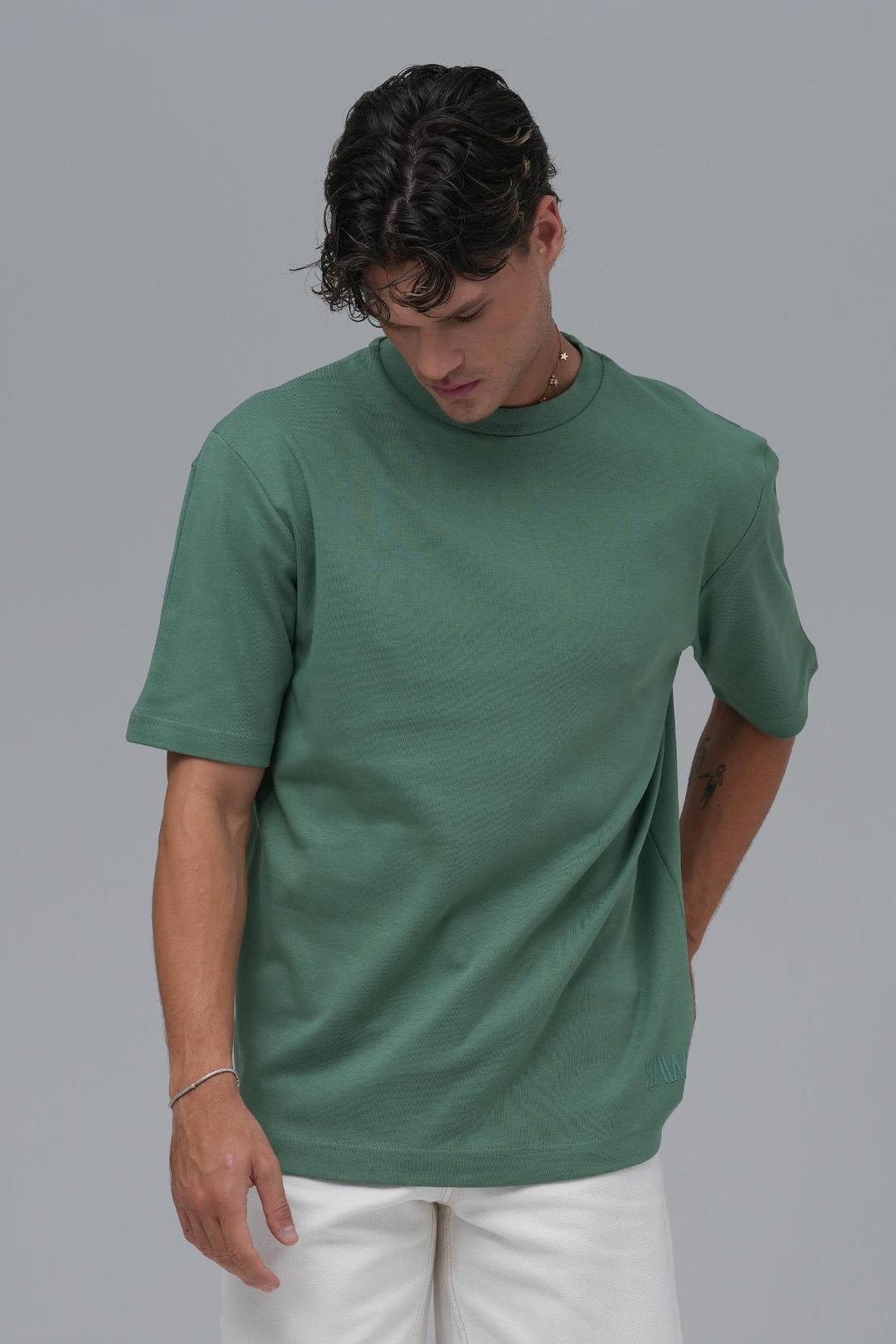 SAW Club Basic Regular Fit Tişört Erkek Yeşil