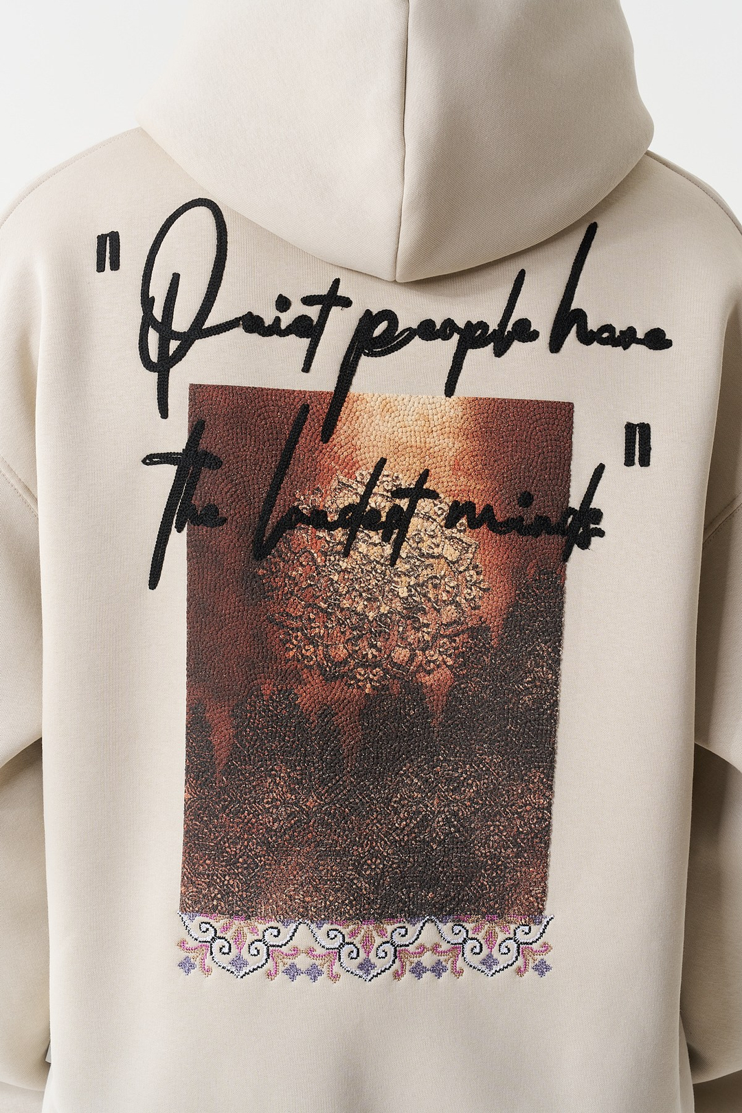 Silent Intensity Oversize Erkek Sweatshirt Stone