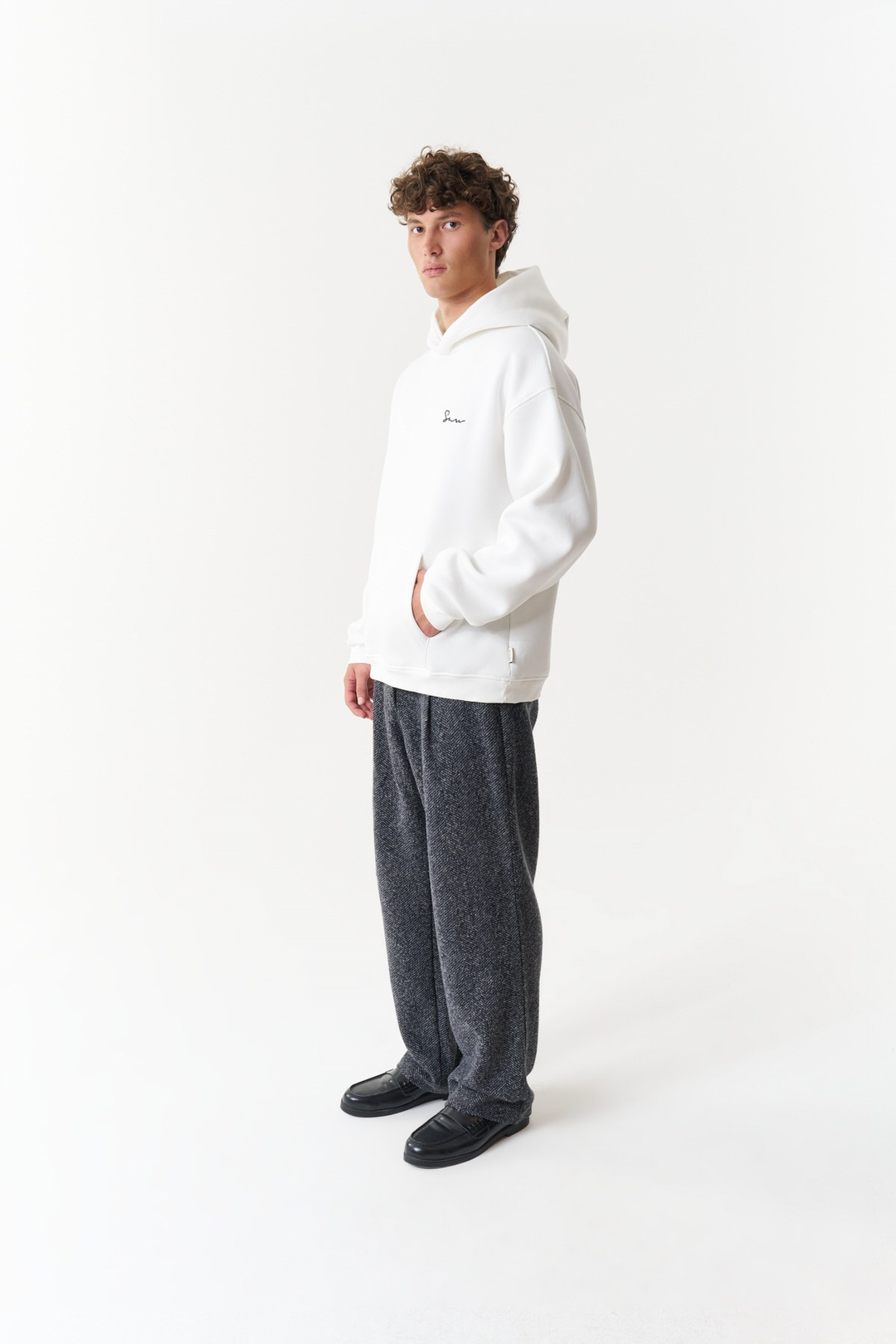 Unspoken Canvas Oversize Erkek Sweatshirt Ekru