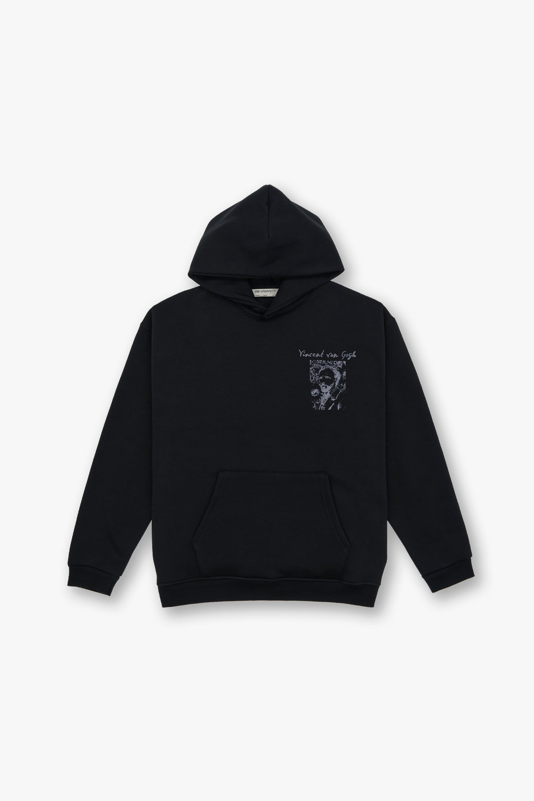 Van Gogh Threads Oversize Sweatshirt Erkek Siyah