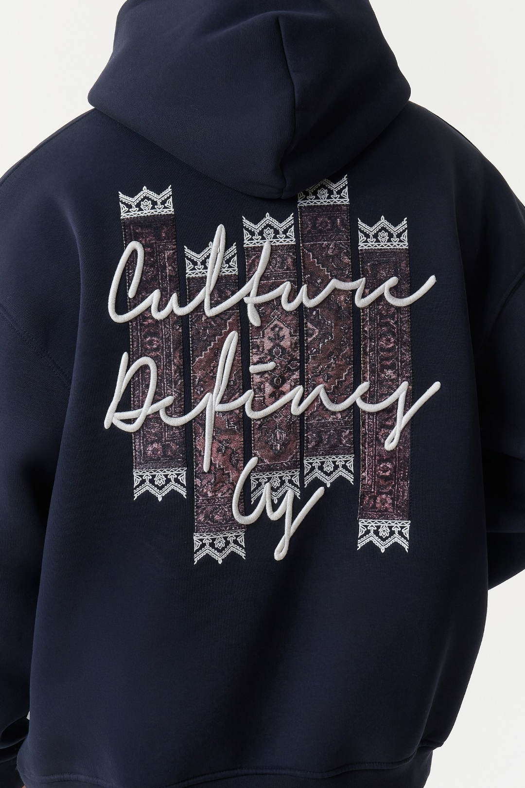 Woven Identity Oversize Erkek Sweatshirt Lacivert