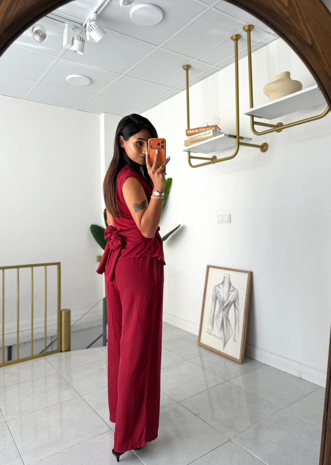 Bel Kuşaklı Takım Bordo