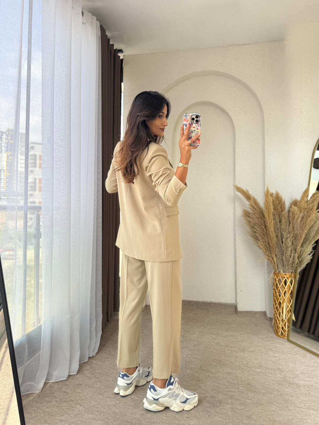 Lorin Blazer Takım Elbise Bej