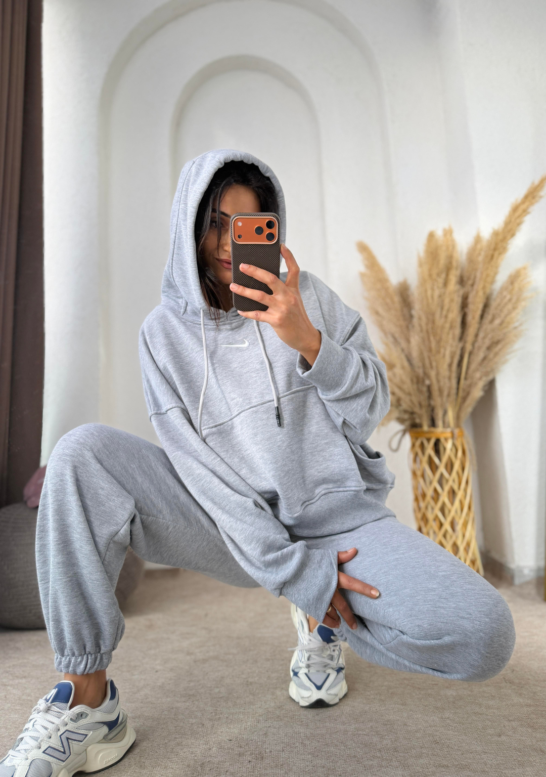 Marka Model Eşofman Takım Gri 