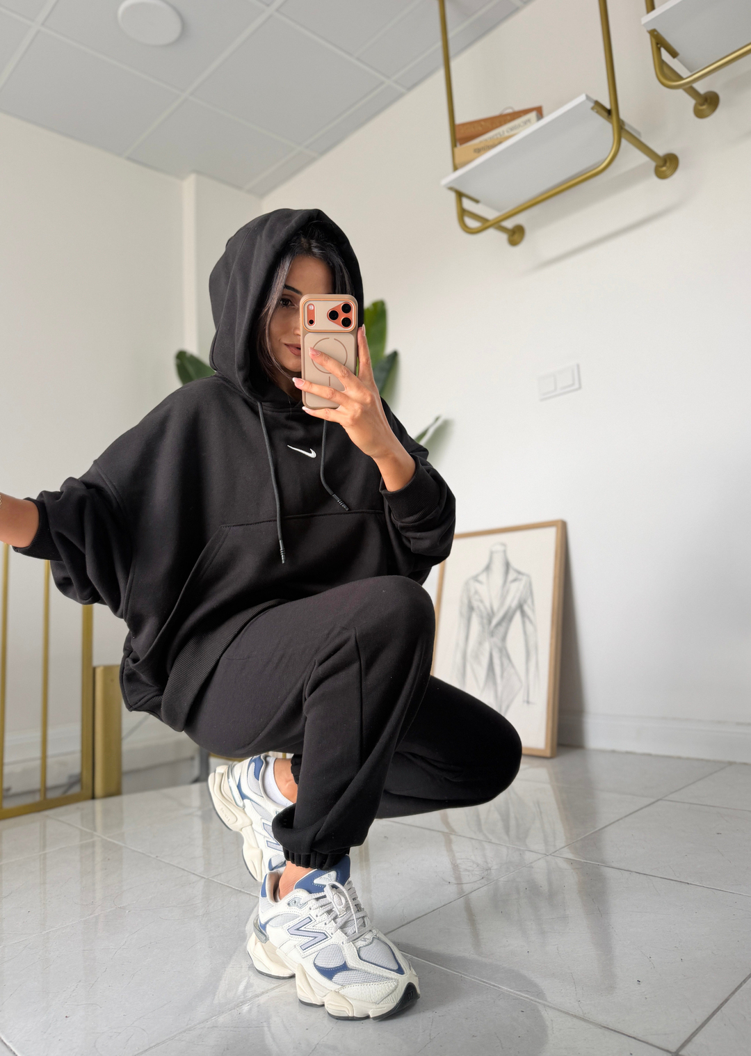 Nora Oversize Takım Siyah