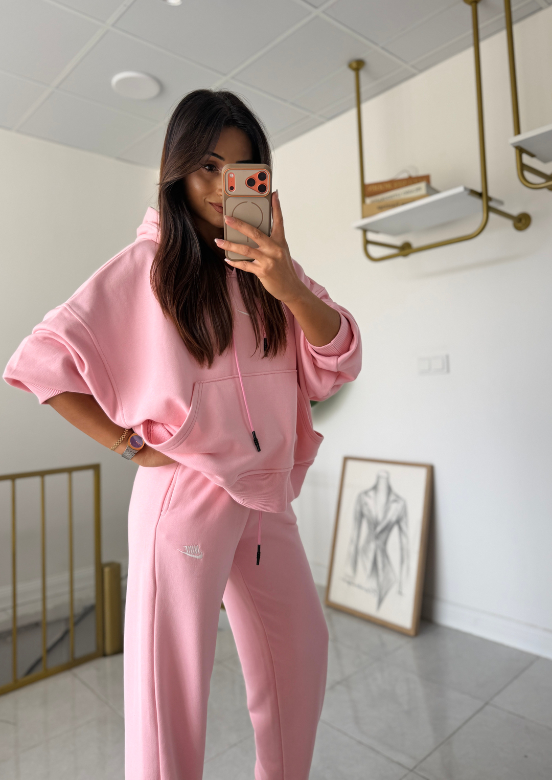 Nora Oversize Takım Tozpembe