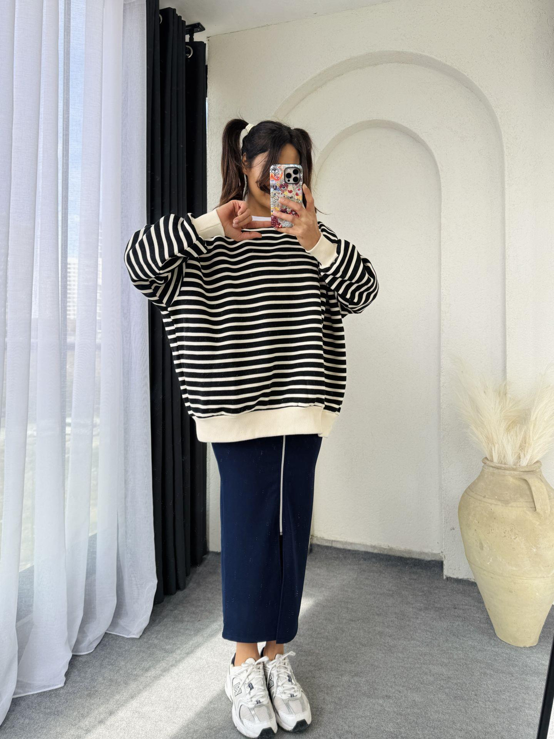 Oversize Sweatshırt Siyah