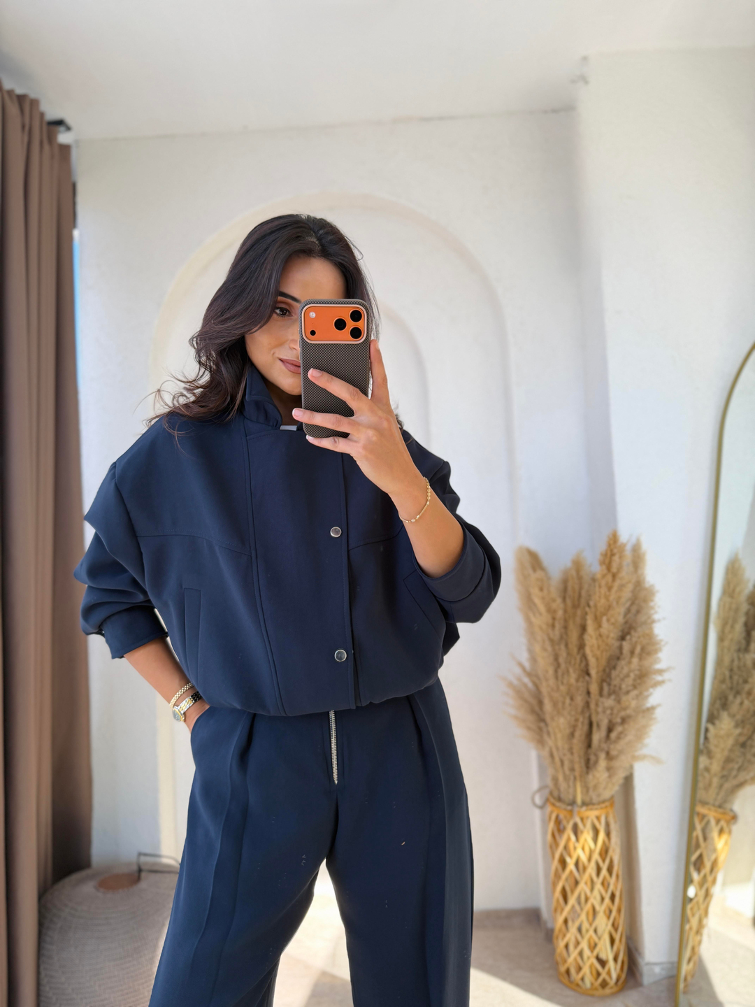 Premium Bomber Takım Lacivert 