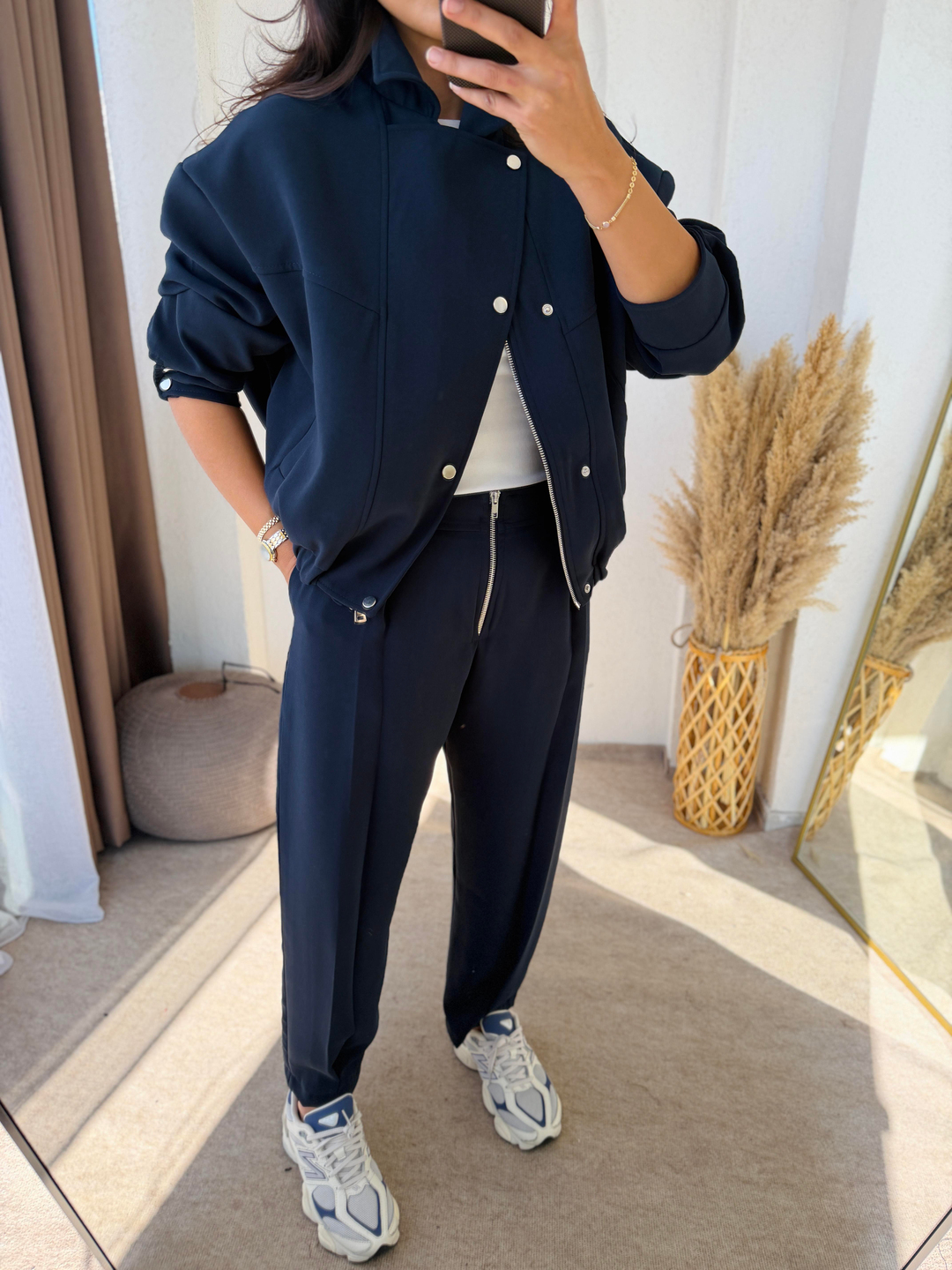 Premium Bomber Takım Lacivert 