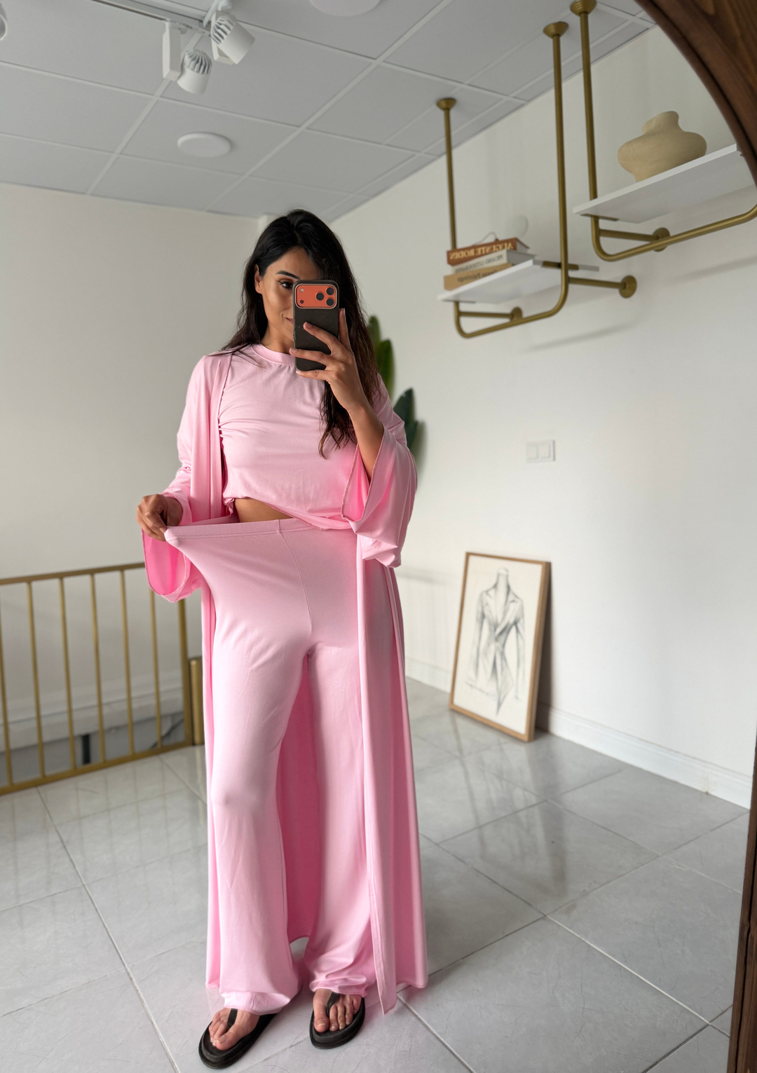 Sole 3 lü Takım Pembe