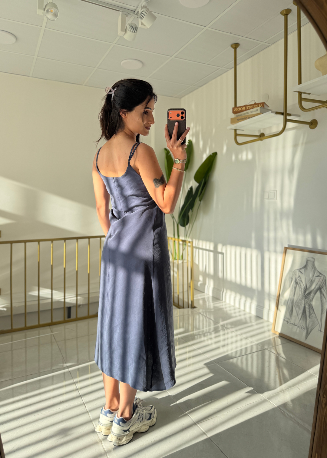 Tensel Elbise Takım Lacivert 