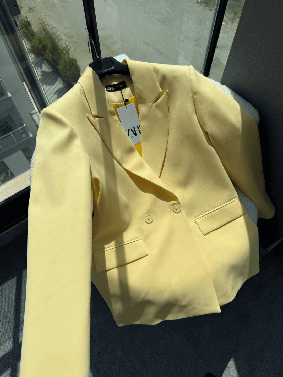 Zara Oversize Blazer Sarı