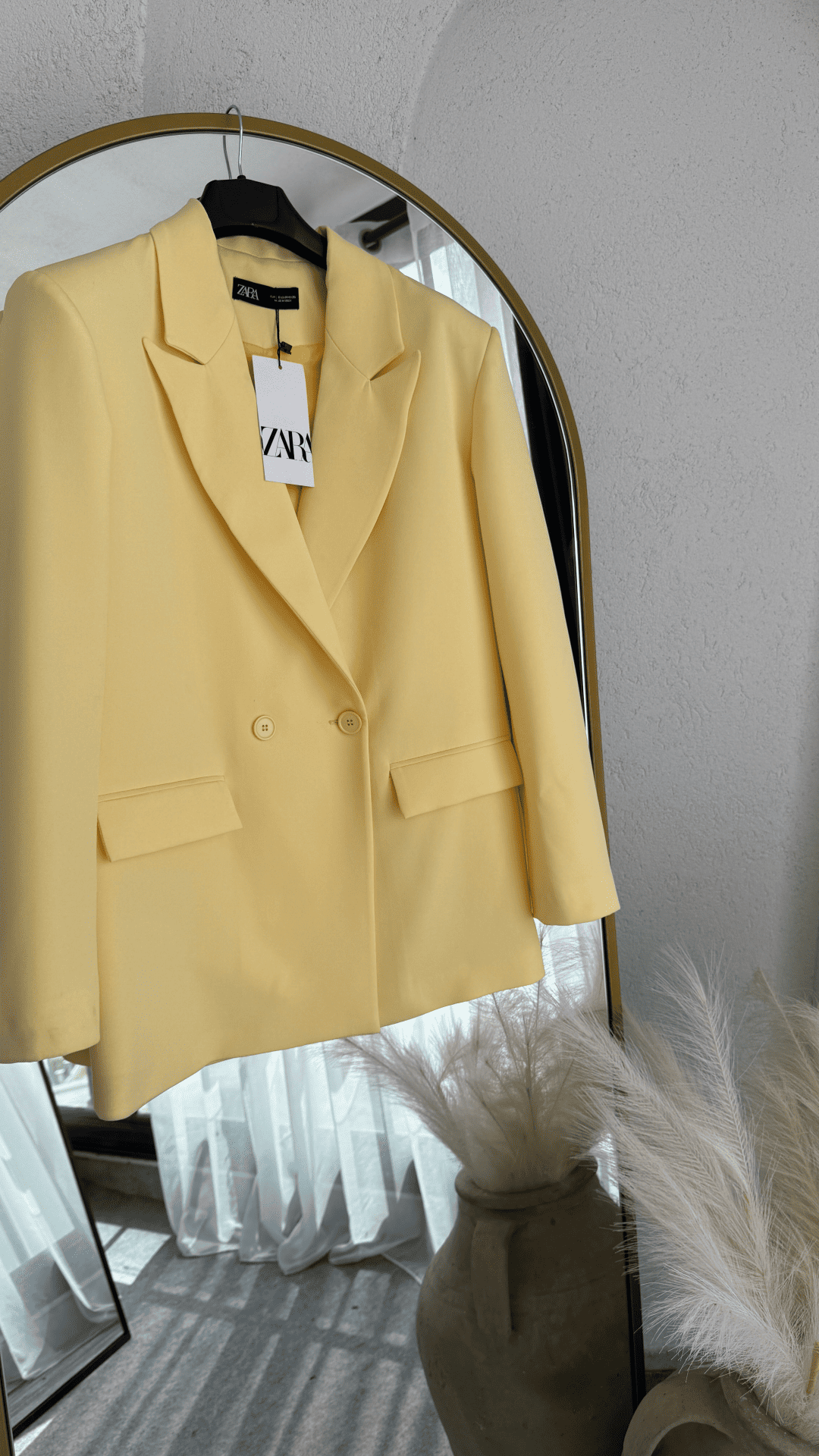Zara Oversize Blazer Sarı
