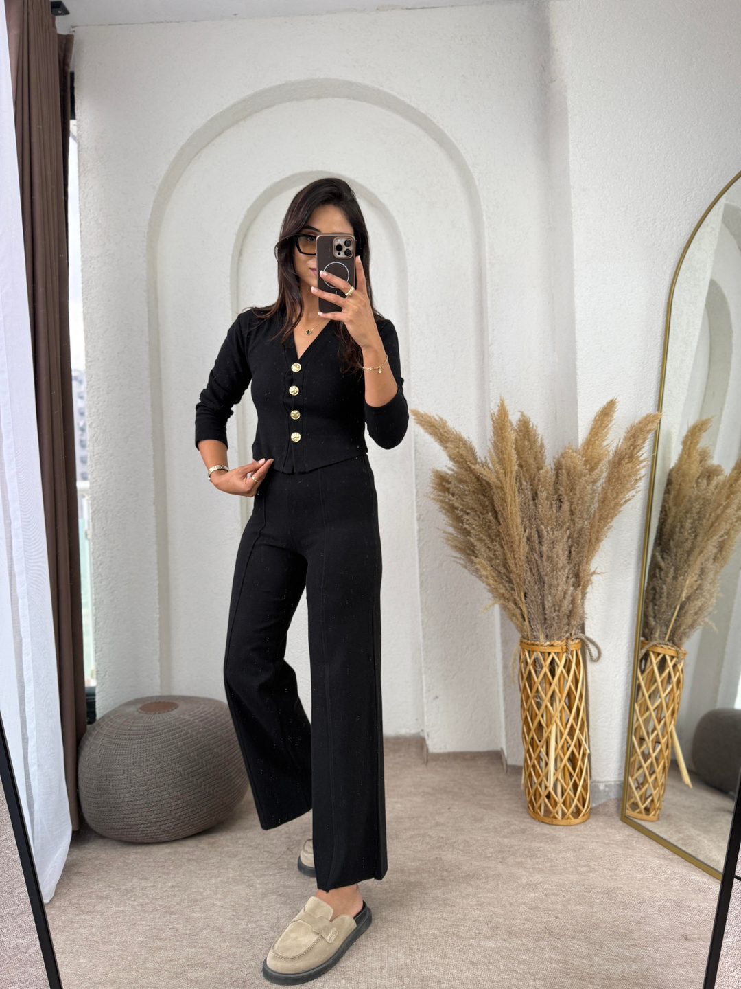 Zara Selanik Takım Siyah