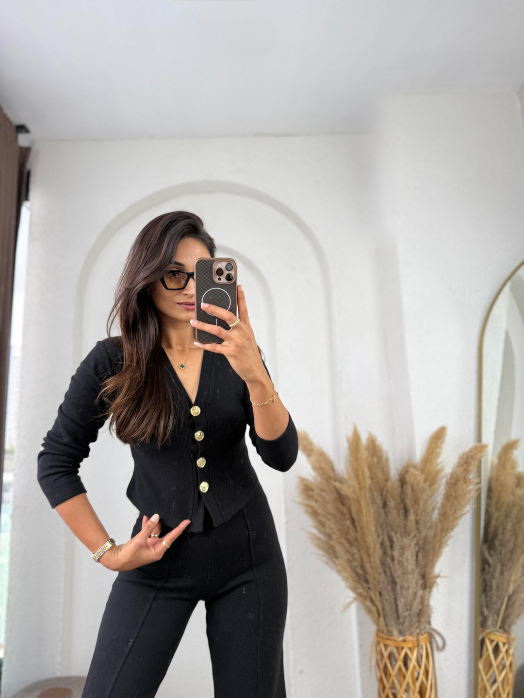 Zara Selanik Takım Siyah