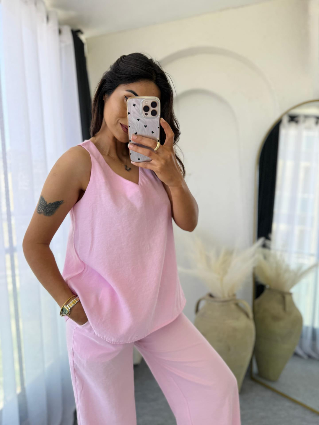 Askılı Tensel Takım Tozpembe · 3
