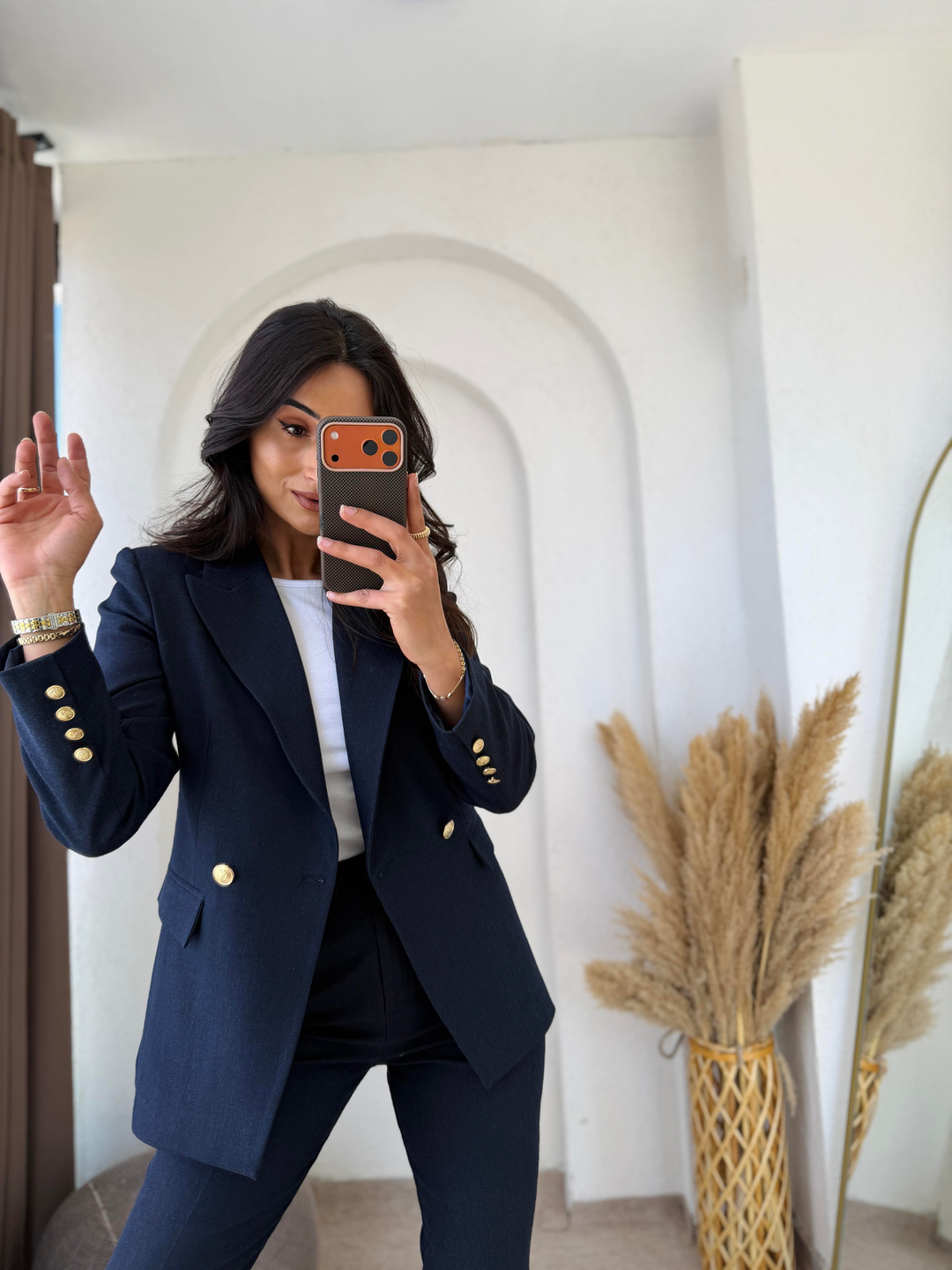 Lüks Jean Blazer Takım · 3