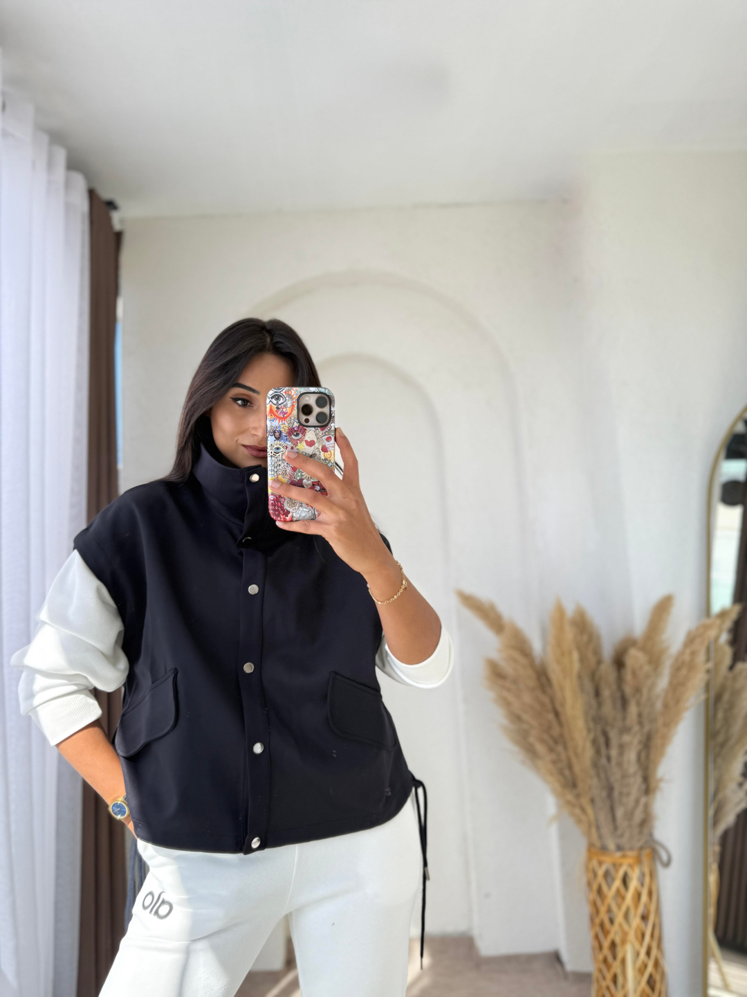 Oversize Scuba Yelek Lacivert 