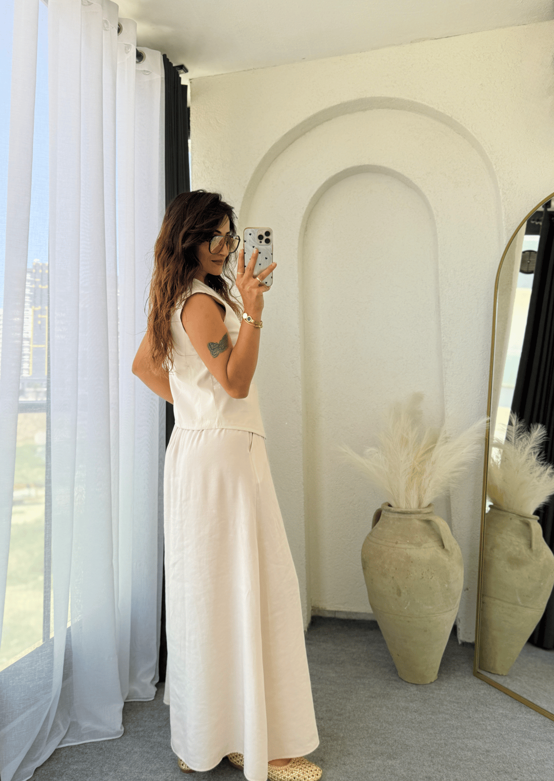 Premium Tensel Etek Takım Bej · 4