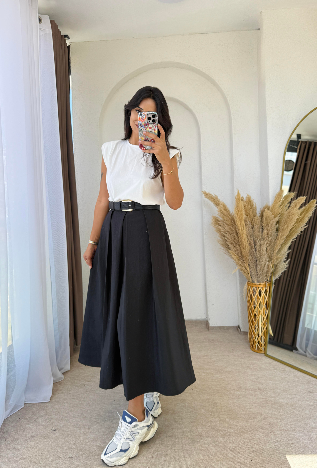 Zara Kemerli Etek Siyah · 6