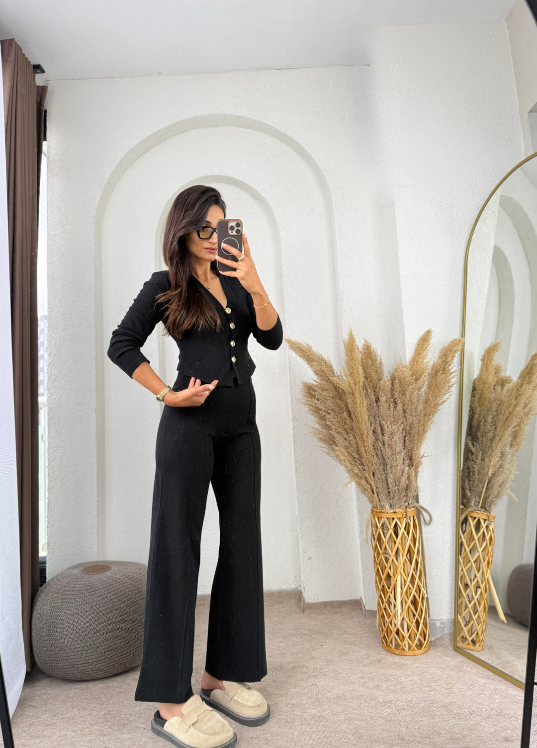 Zara Selanik Takım Siyah