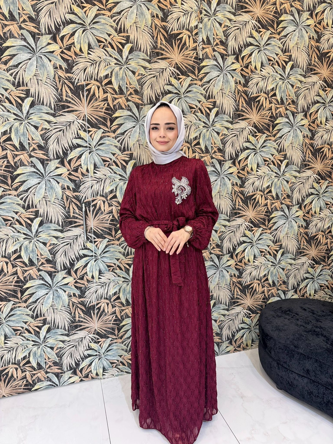 Selin Ada Simli Elbise