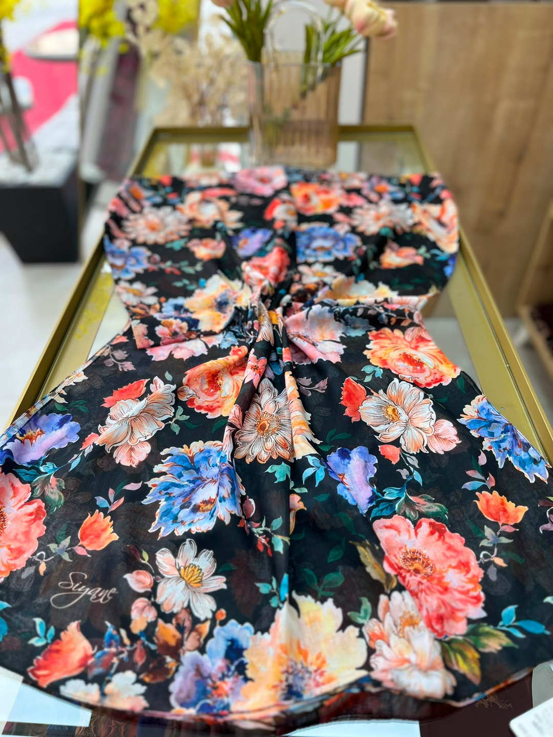 Siyane Flora Şal