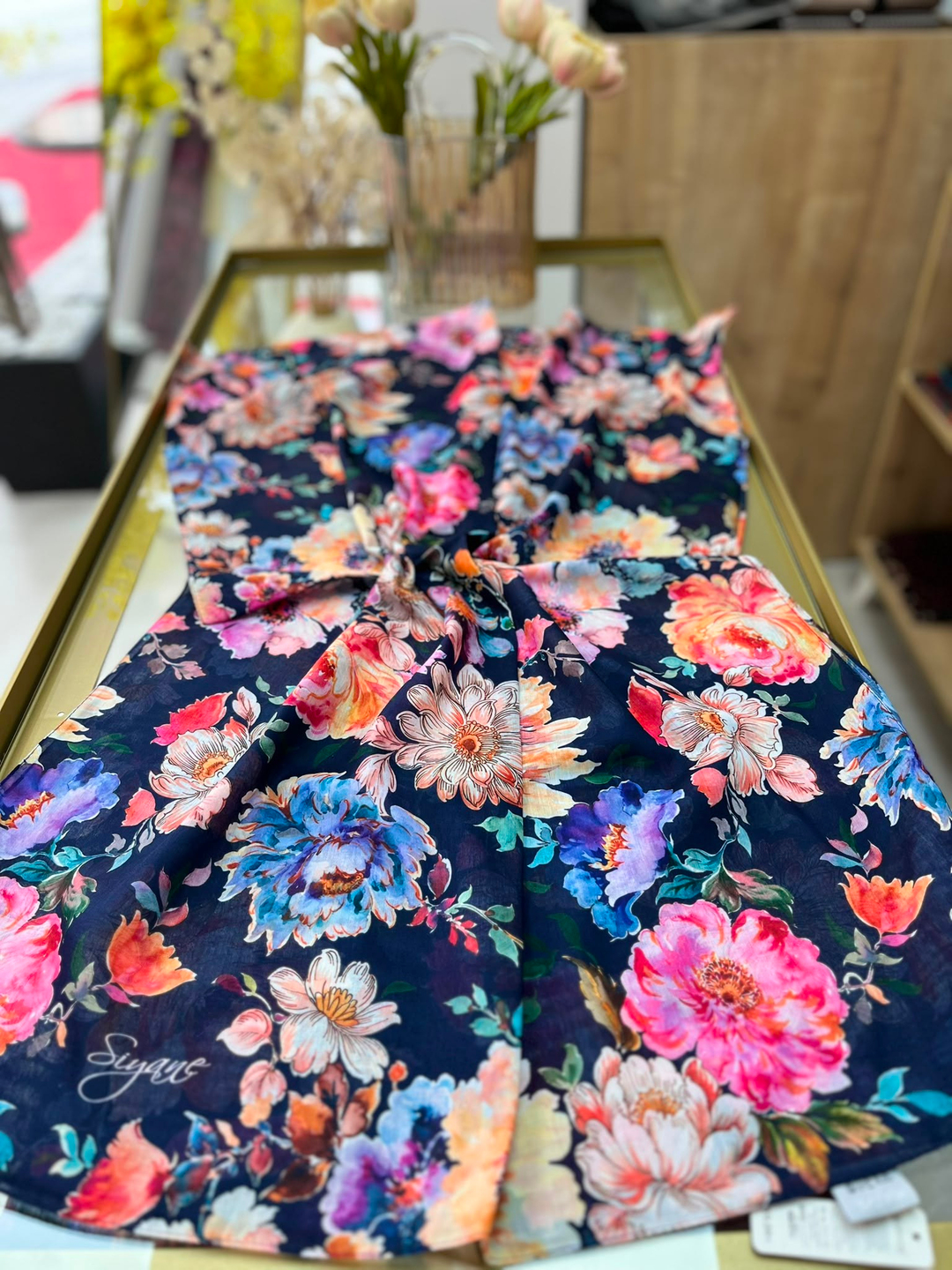 Siyane Flora Şal