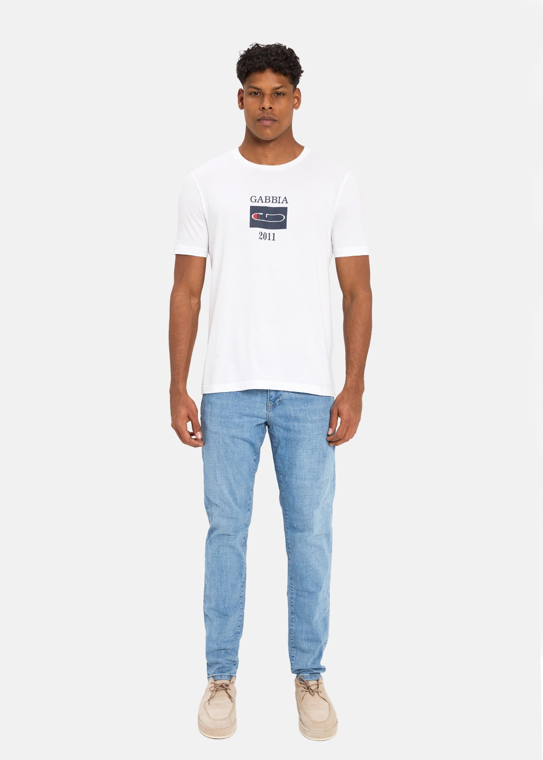 Gabbia Açık Mavi Slim Fit Kot Pantolon
