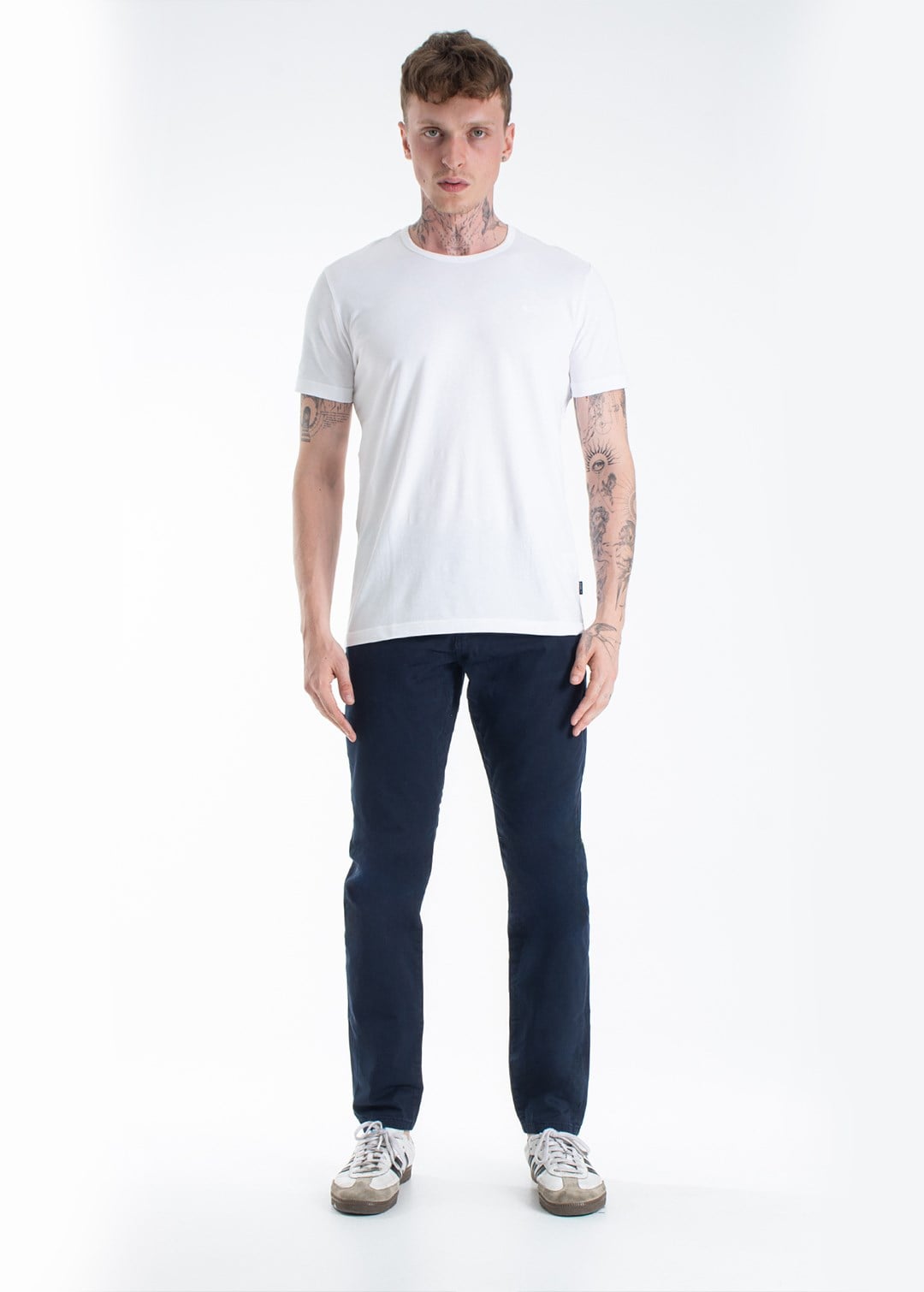 Gabbia Lacivert Slim Fit Pantolon
