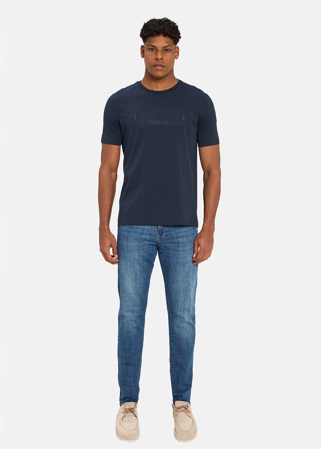 Gabbia Mavi Slim Fit Kot Pantolon