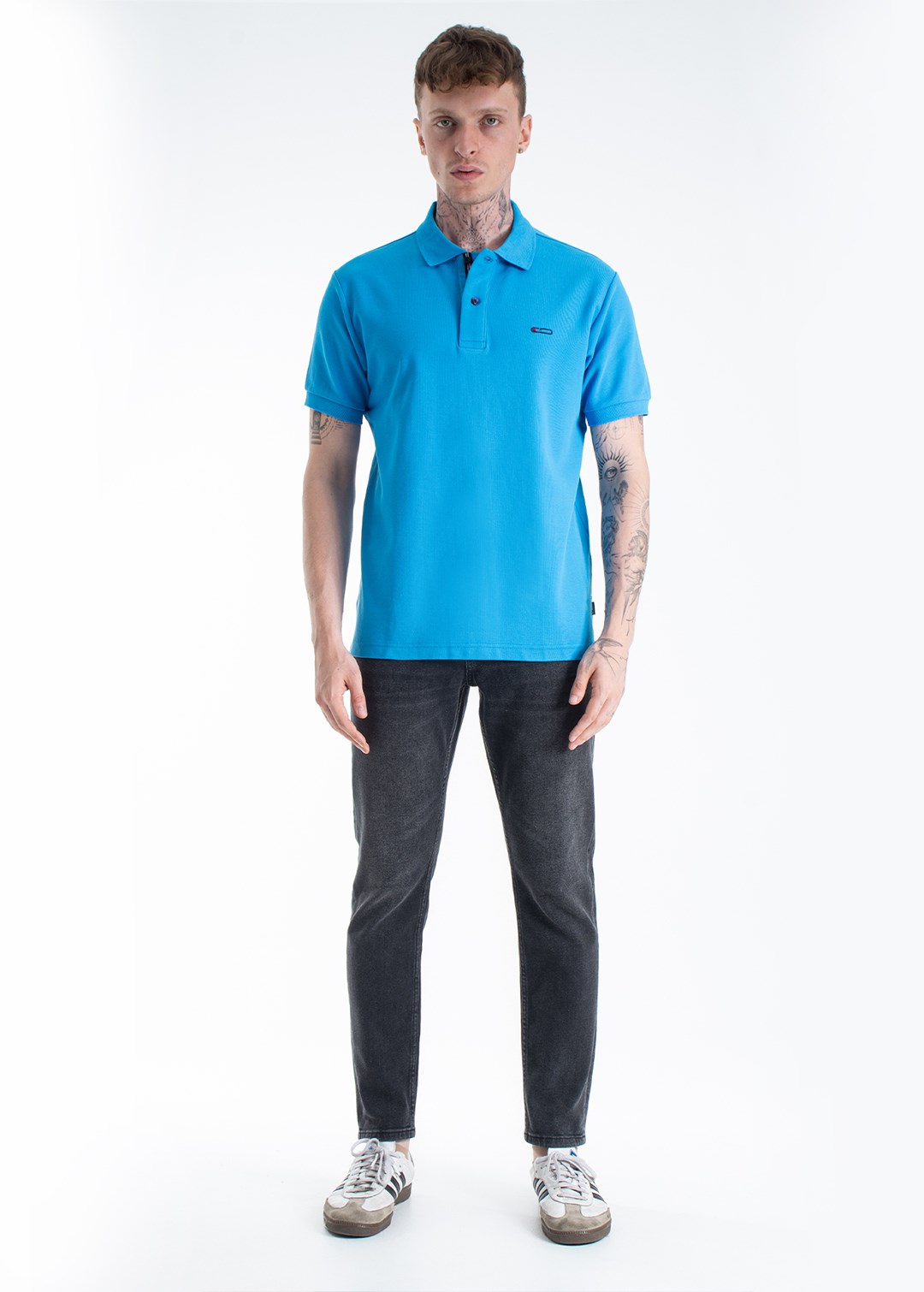 Gabbia Siyah Slim Fit Kot Pantolon