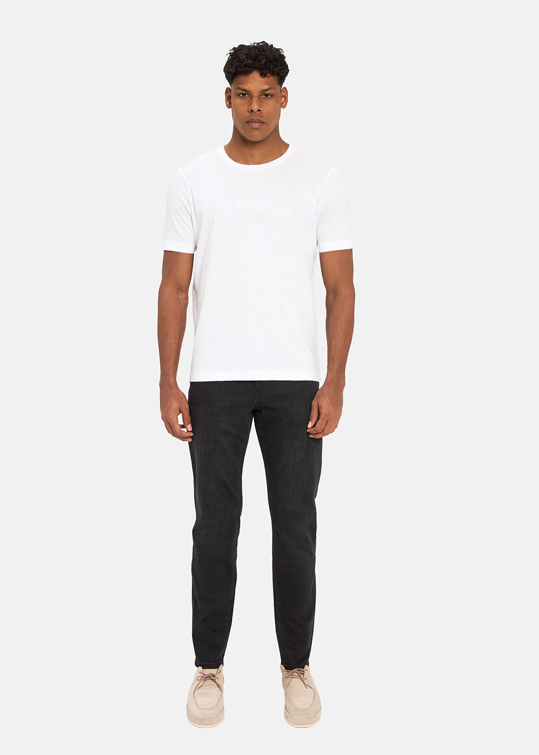 Gabbia Siyah Slim Fit Kot Pantolon