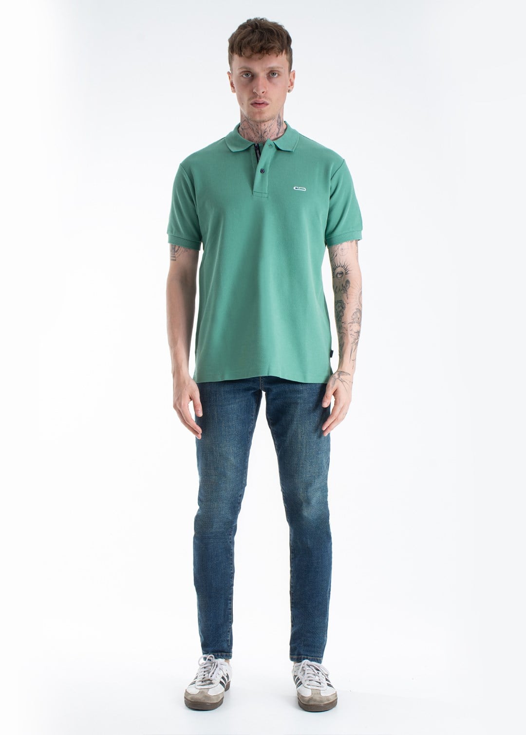Gabbia Yeşil Slim Fit Kot Pantolon