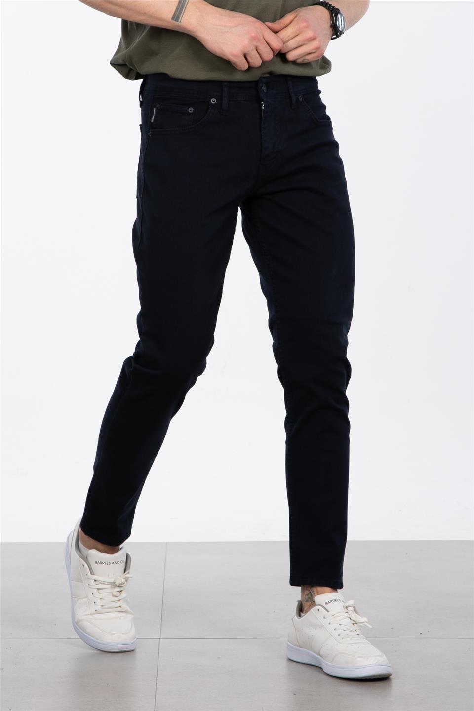 ALBERT Slim fit pantolon-4011 Lacivert
