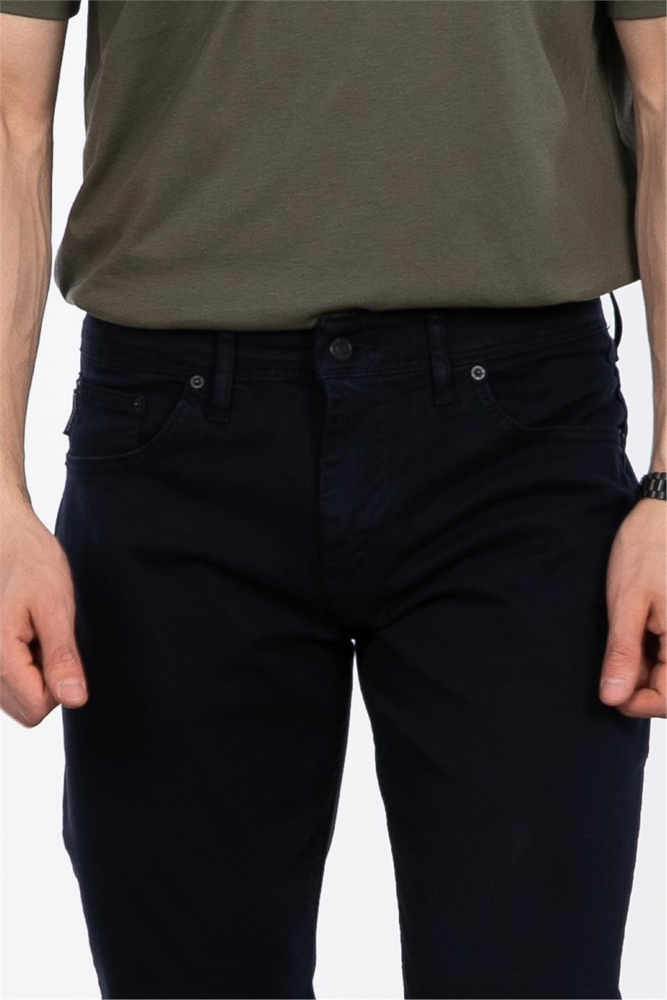ALBERT Slim fit pantolon-4011 Lacivert