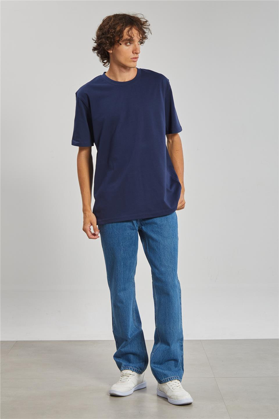 Basic T-Shirt - İndigo