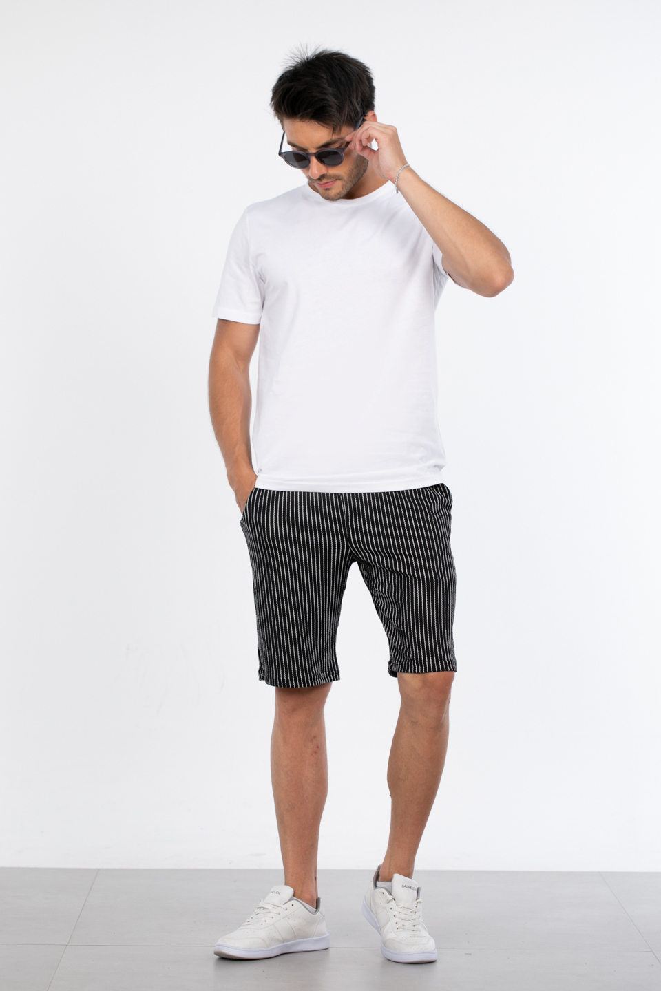 Bisiklet yaka regular fit t-shirt-2020 Beyaz