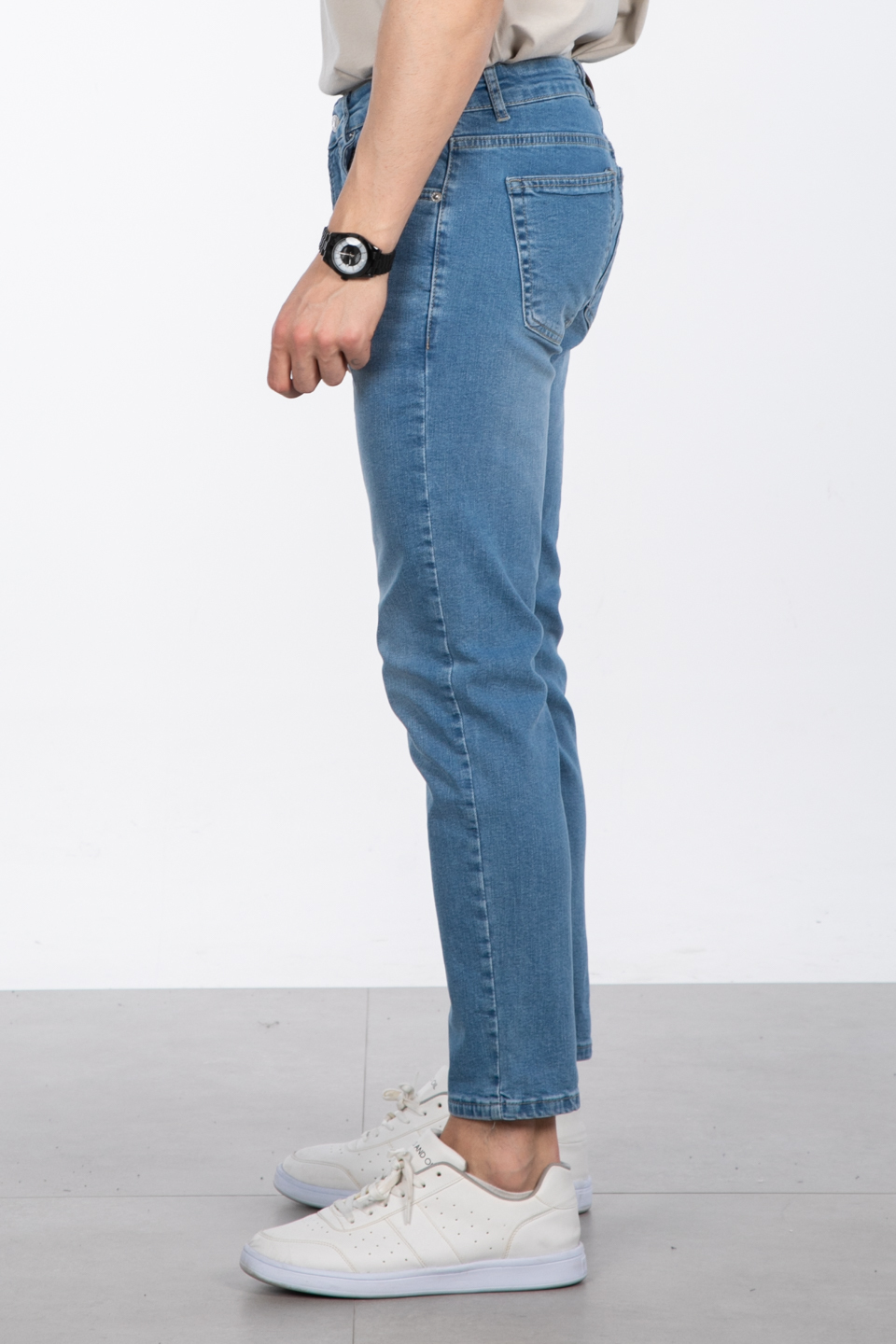 Carrot fit pantolon-1592 Mavi