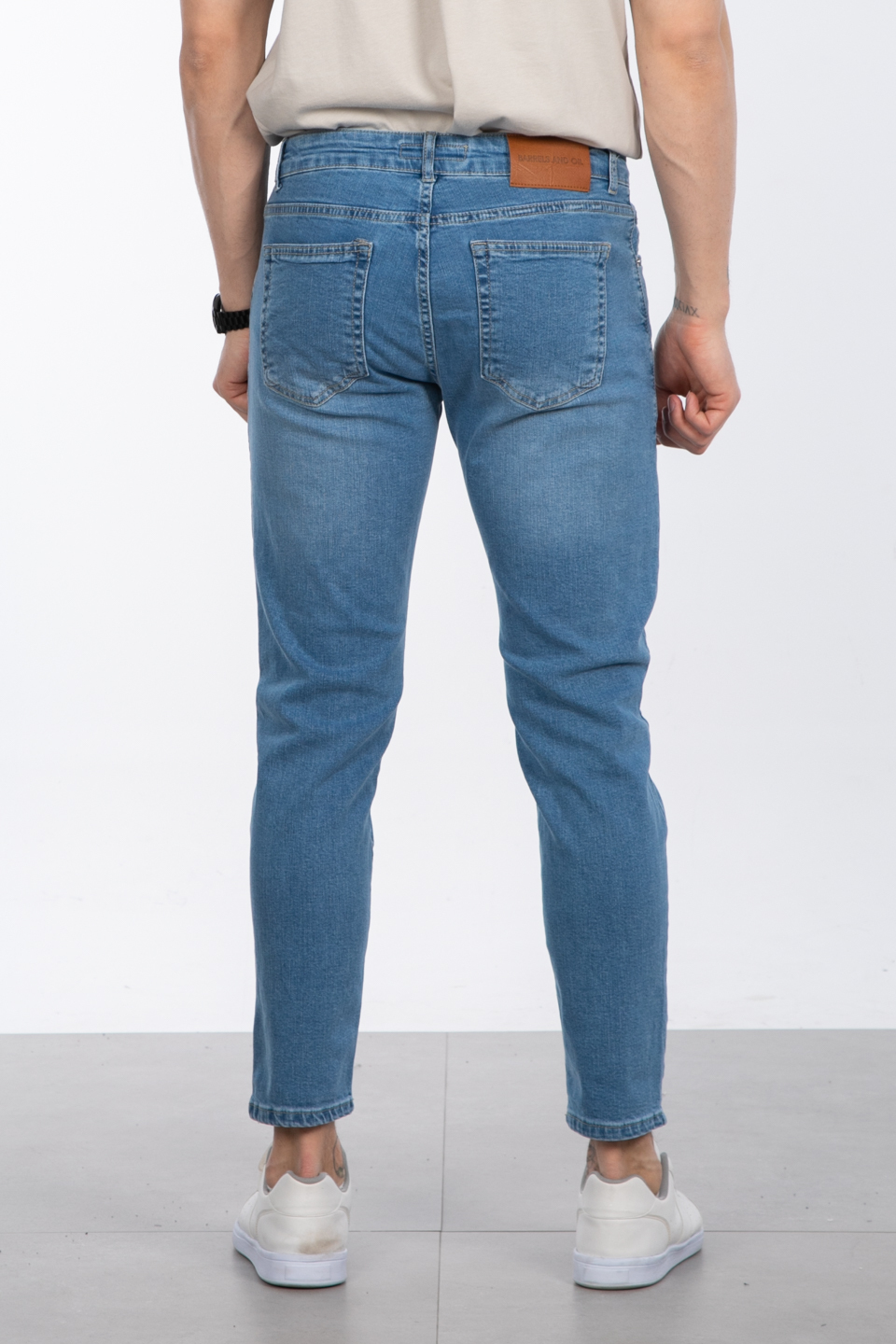 Carrot fit pantolon-1592 Mavi