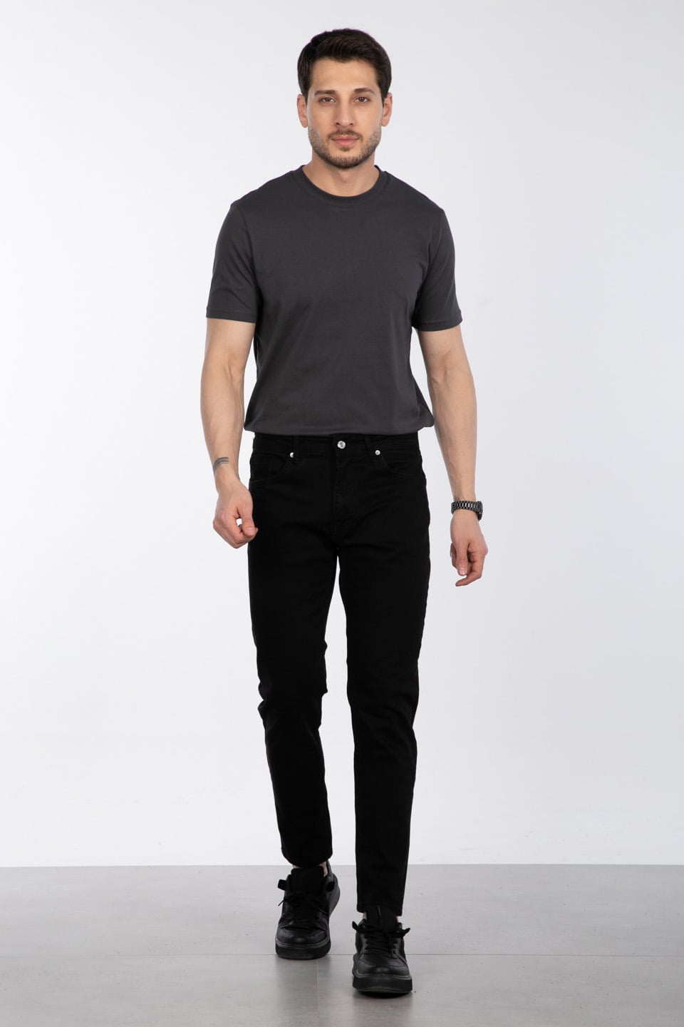 Carrot fit pantolon-1592 Siyah