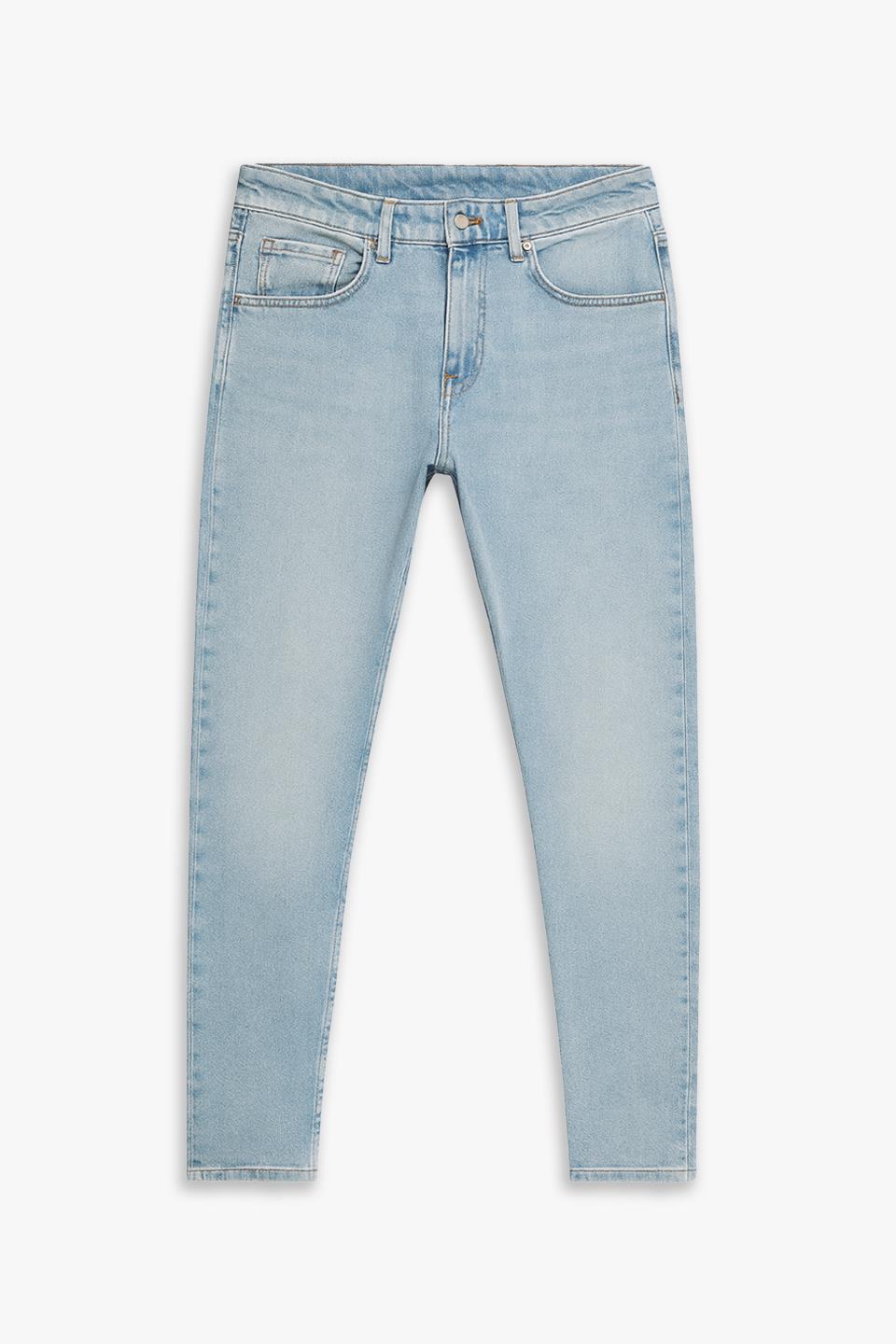 Erkek Carrot Fit Pantolon - Buz Mavi