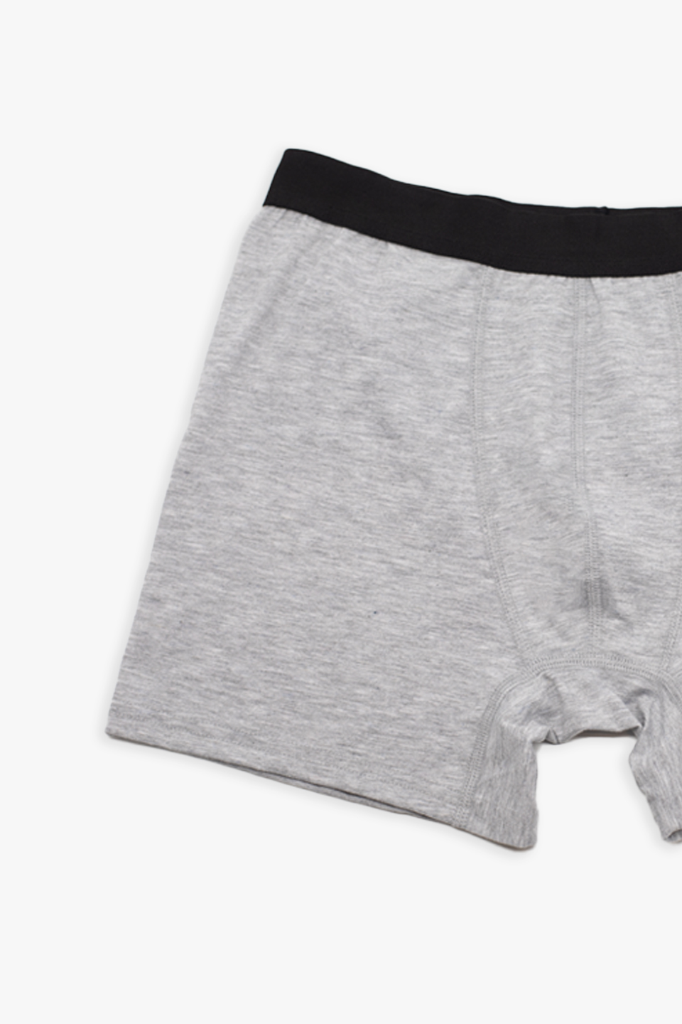 Erkek Düz Renk Boxer - Gri