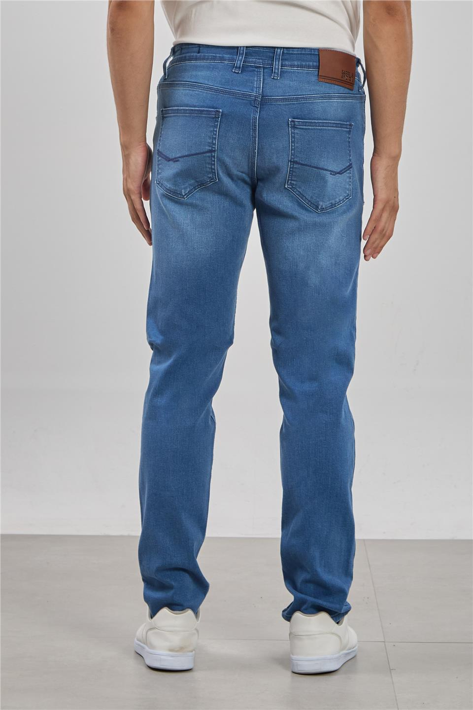 PABLO-Regular fit pantolon-5141 Mavi