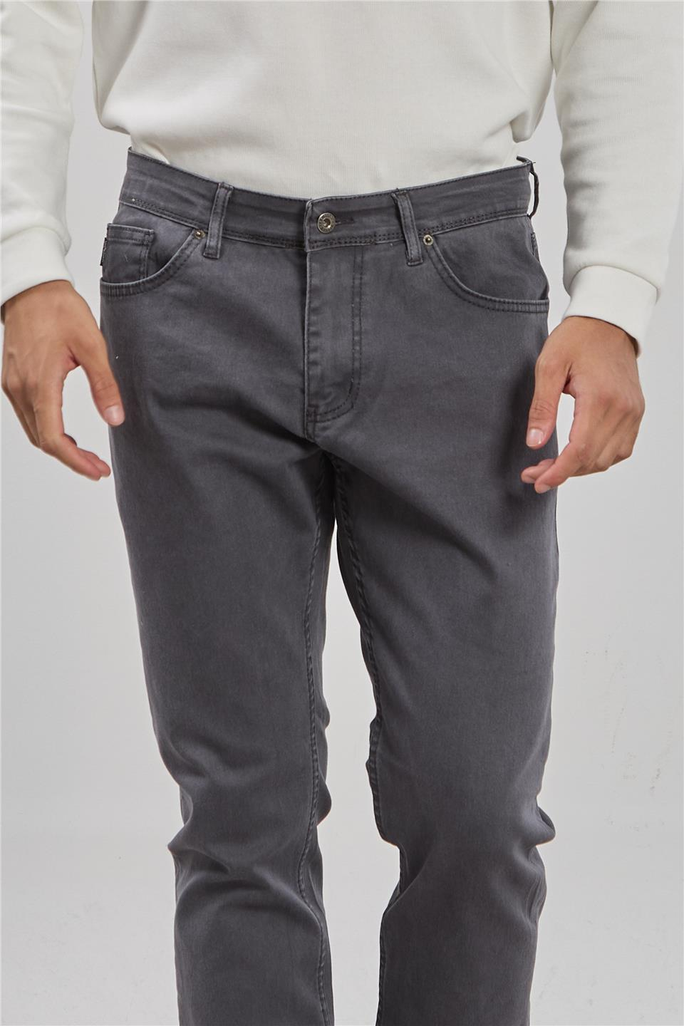 VIOLET-Regular fit pantolon-860 Füme