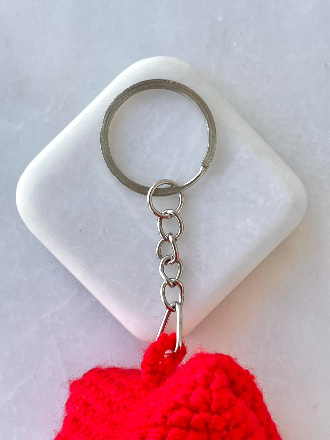 Amigurumi Noel Baba Figürlü Anahtarlık