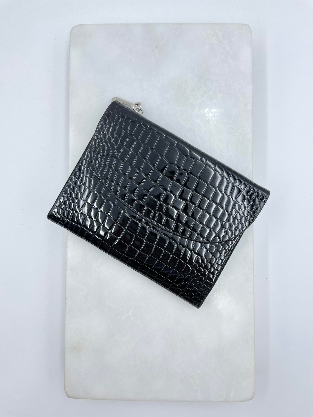 Yılan Derisi Cüzdan Siyah