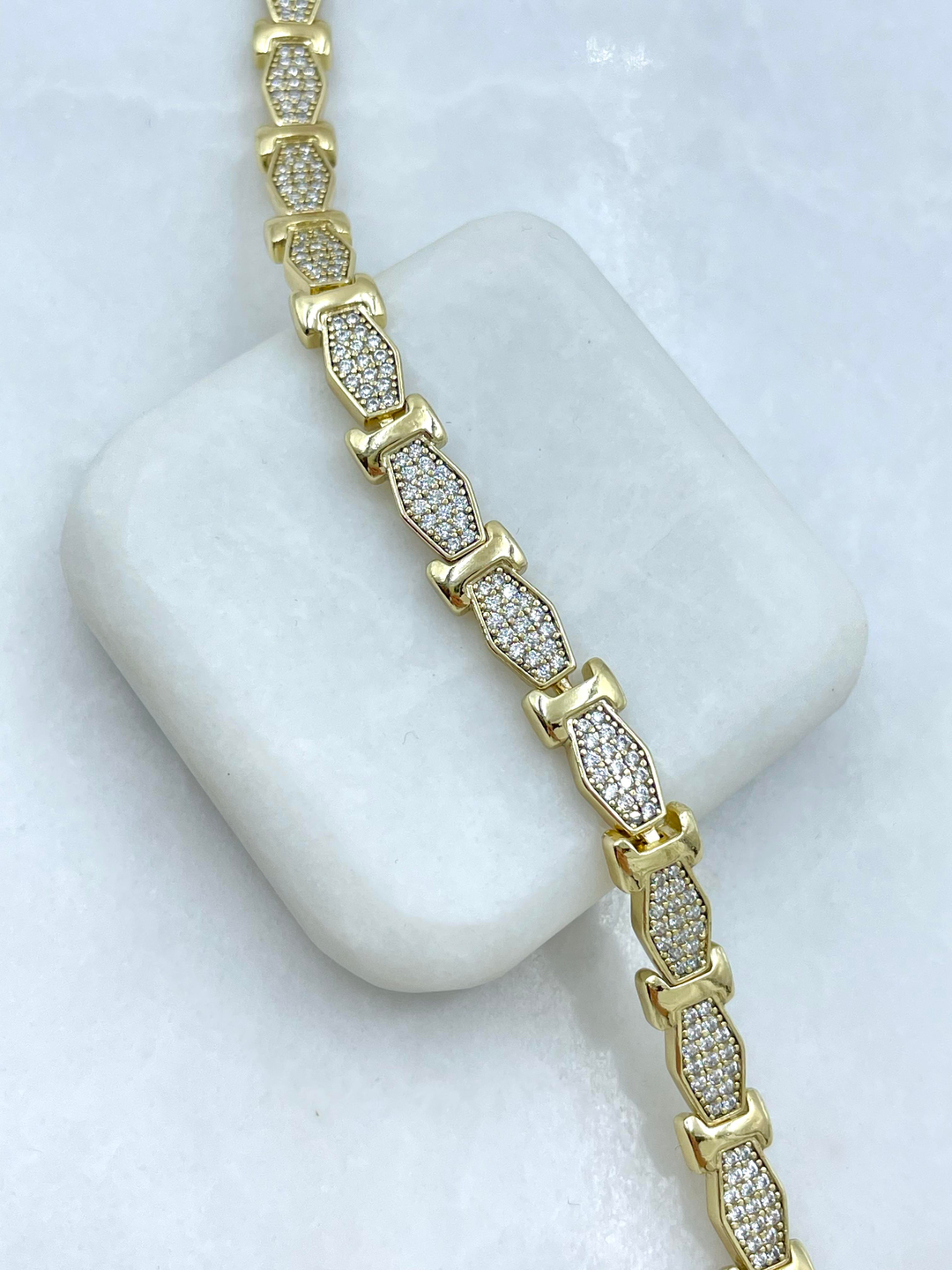 Özel Seri Gold Detaylı Tasarım Bileklik Gold