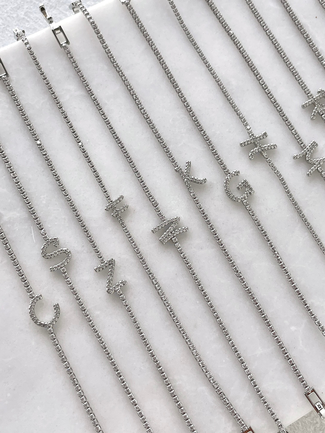 Çelik Harfli Su Yolu Bileklik Gümüş